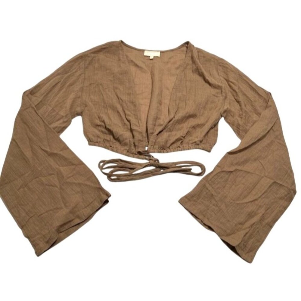 Monday Swimwear Azores Top In Husk Linen